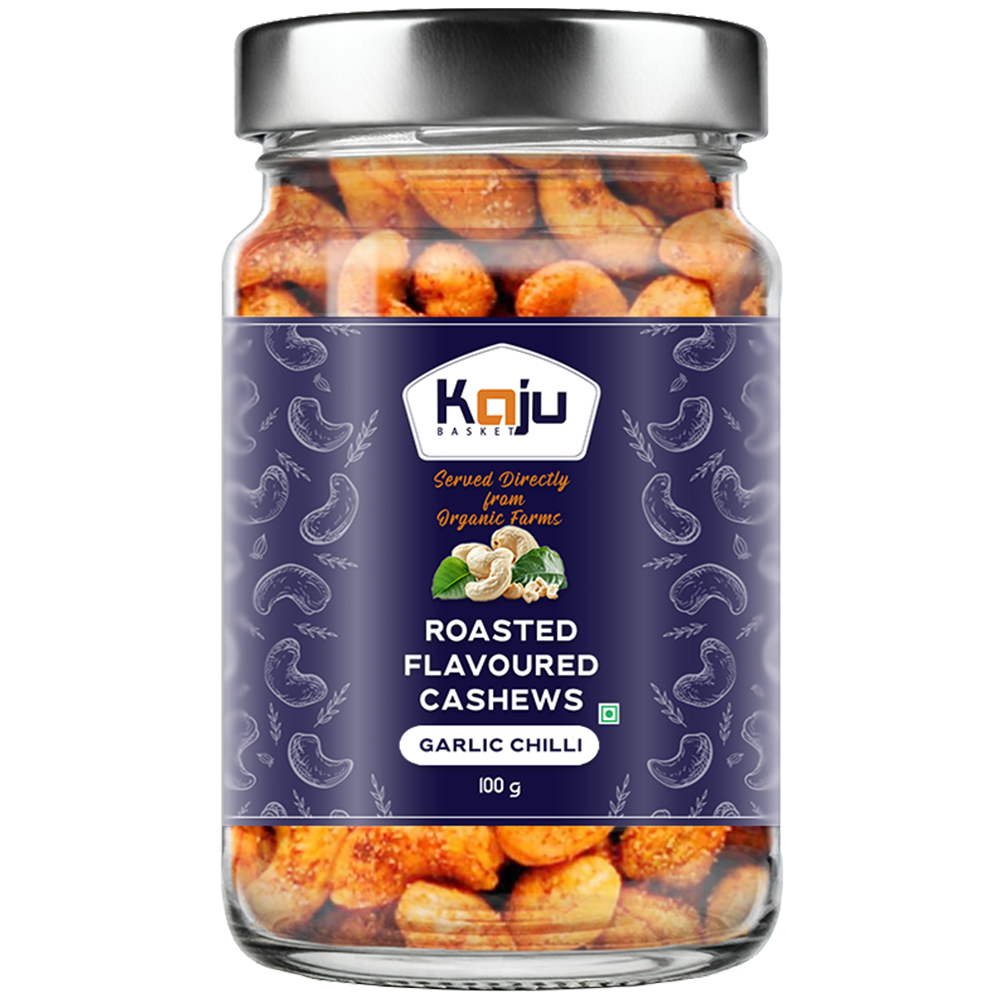 Garlic Chilli Flavoured Roasted Cashews